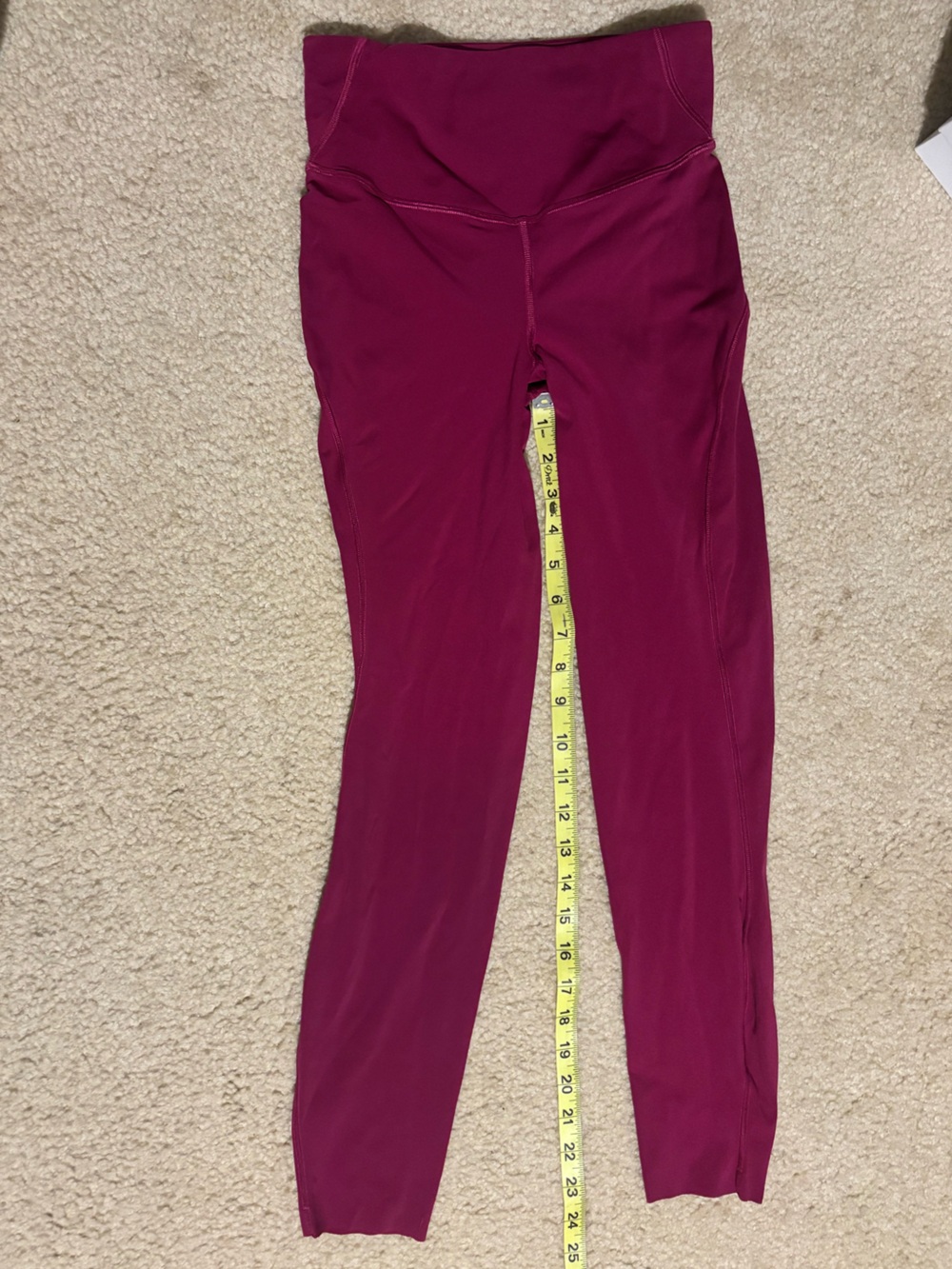 lululemon athletica Magenta High-Rise Performance Leggings